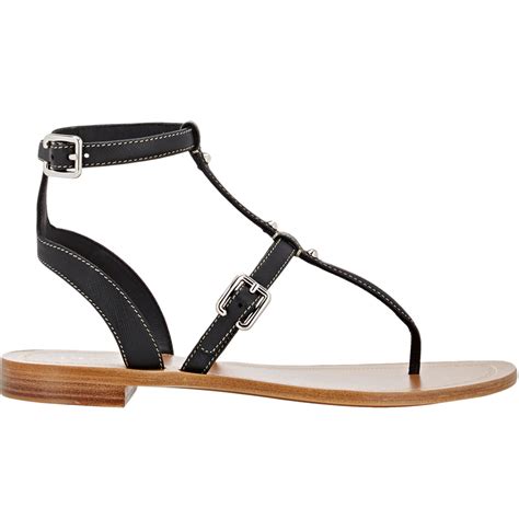 prada flat sandals size 41|Prada double buckle suede sandals.